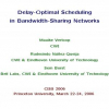Delay-optimal scheduling in bandwidth-sharing networks