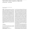 Depth estimation using the compound eye of dipteran flies