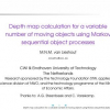 Depth Map Calculation for a Variable Number of Moving Objects using Markov Sequential Object Processes