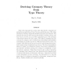 Deriving Category Theory from Type Theory
