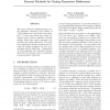 Descent Methods for Tuning Parameter Refinement