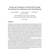 Design and Evaluation of a Real-World Virtual Environment for Architecture and Urban Planning