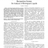 Design and implementation of a patterns recognition system for analysis of biological liquids