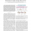 Design and implementation of cubic spline interpolation for spike sorting microsystems