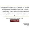 Design and Performance Analysis of Mobility Management Schemes Based on Pointer Forwarding for Wireless Mesh Networks