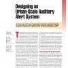 Designing an Urban-Scale Auditory Alert System