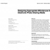 Designing appropriate affordances for electronic photo sharing media