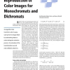 Detail Preserving Reproduction of Color Images for Monochromats and Dichromats