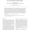 Determination of the effective dielectric constant from the accurate solution of the Poisson equation