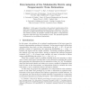 Determination of the Mahalanobis matrix using nonparametric noise estimations