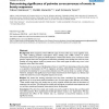 Determining significance of pairwise co-occurrences of events in bursty sequences