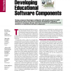 Developing Educational Software Components