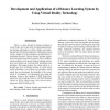 Development and application of a distance learning system by using virtual reality technology
