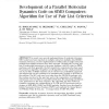 Development of a parallel molecular dynamics code on SIMD computers: Algorithm for use of pair list criterion