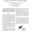 Development of an Active Flexible Cable by Ciliary Vibration Drive for Scope Camera