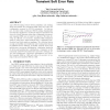 Device and architecture concurrent optimization for FPGA transient soft error rate