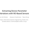 Device-parameter estimation with on-chip variation sensors considering random variability