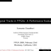Diagonal tracks in FPGAs: a performance evaluation