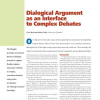 Dialogical Argument as an Interface to Complex Debates