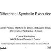 Differential symbolic execution