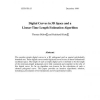 Digital Curves in 3D Space and a Linear-Time Length Estimation Algorithm