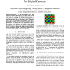 Directionally weighted color interpolation for digital cameras