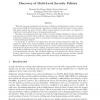 Discovery of Multi-Level Security Policies