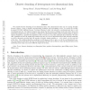 Discrete denoising of heterogenous two-dimensional data