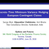 Discrete-time, minimum-variance hedging of European contingent claims