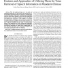 Discriminating capabilities of syllable-based features and approaches of utilizing them for voice retrieval of speech informatio