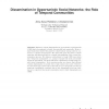 Dissemination in opportunistic social networks: the role of temporal communities