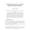 Distance between two k-sets and Path-Systems Extendibility