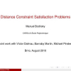 Distance Constraint Satisfaction Problems