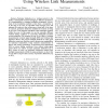 Distinguishing locations across perimeters using wireless link measurements