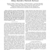 Distributed and Dynamic Resource Allocation for Delay Sensitive Network Services