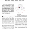 Distributed detection of multi-hop information flows with fusion capacity constraints