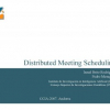 Distributed Meeting Scheduling