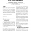 Distributed obstacle localization in large wireless sensor networks