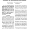 Distributed Transmit Beamforming with Autonomous and Self-Organizing Mobile Antennas