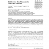 Distribution of Mobile Agents in Vulnerable Networks