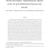 Divide-and-conquer: Approaching the capacity of the two-pair bidirectional Gaussian relay network