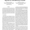 DLB-SDPOP: A Multiagent Pseudo-tree Repair Algorithm for Load Balancing in WLANs
