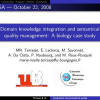 Domain Knowledge Integration and Semantical Quality Management -A Biology Case Study-