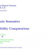 Domain semantics of possibility computations
