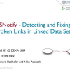 DSNotify - Detecting and Fixing Broken Links in Linked Data Sets