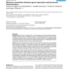 Dynamic covariation between gene expression and proteome characteristics