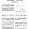 Dynamic data compression for wireless transmission over a fading channel