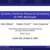 Dynamic fractional resource scheduling for HPC workloads