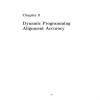 Dynamic programming alignment accuracy