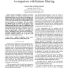 Dynamic Vehicle Localization using Constraints Propagation Techniques on Intervals A comparison with Kalman Filtering